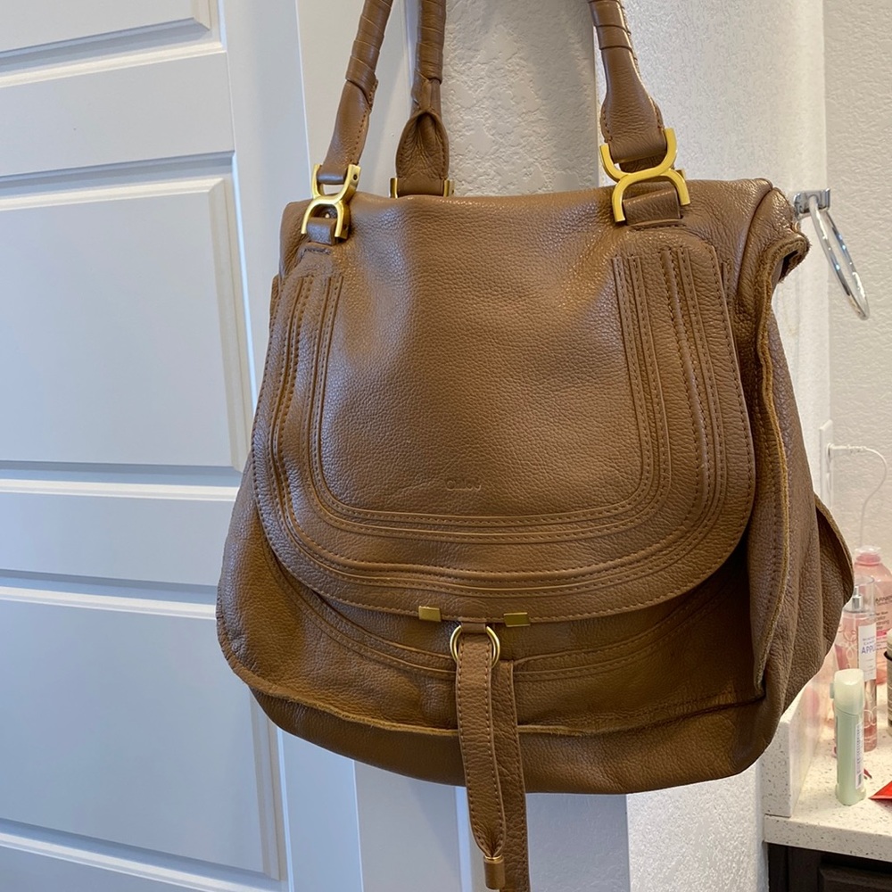 Authentic Chloe Model: Marcie Shoulder Bag Leather Large